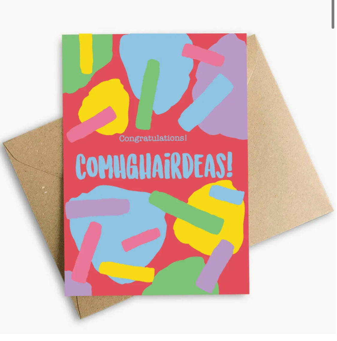 IRISH MADE & DESIGNED GREETING CARD - ‘ CONGRATULATIONS’