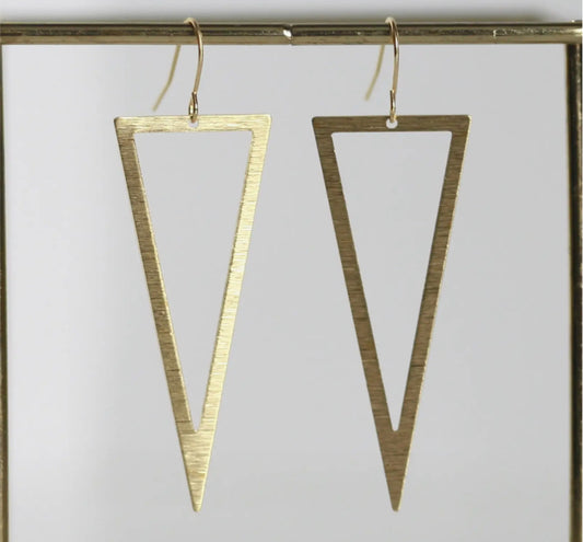 KAIKO - TRIANGLE DROP EARRINGS
