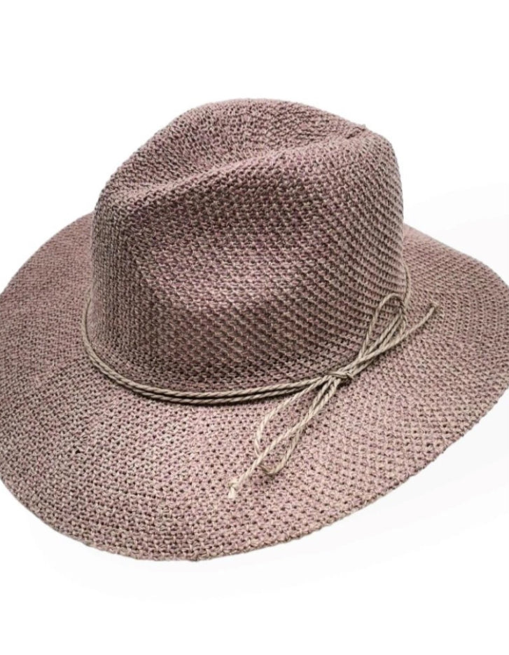 WOVEN STETSON - ROSE