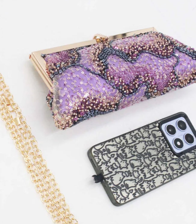 BEADED SEQUIN OCCASION BAG