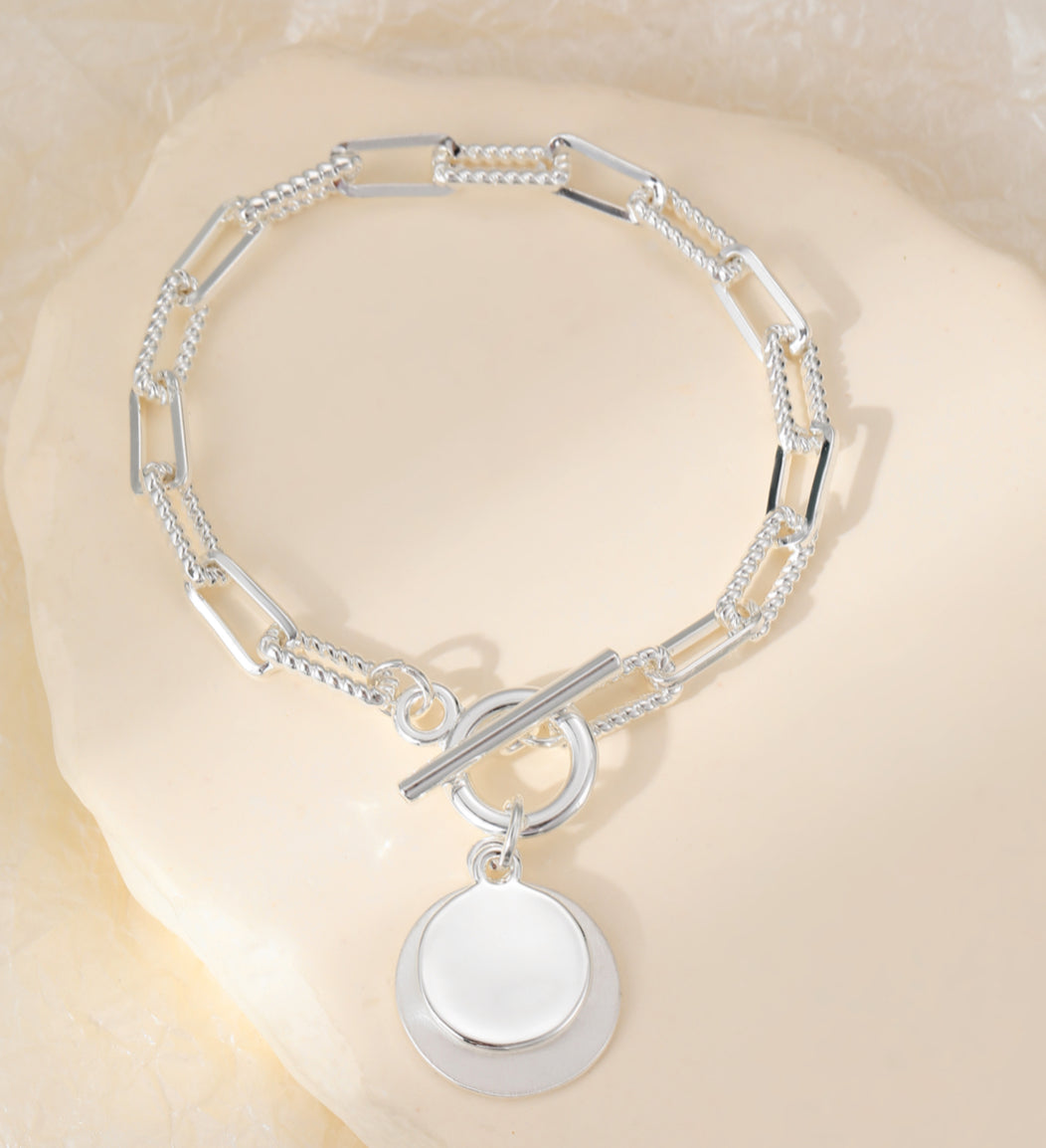 T-BAR DISC BRACELET