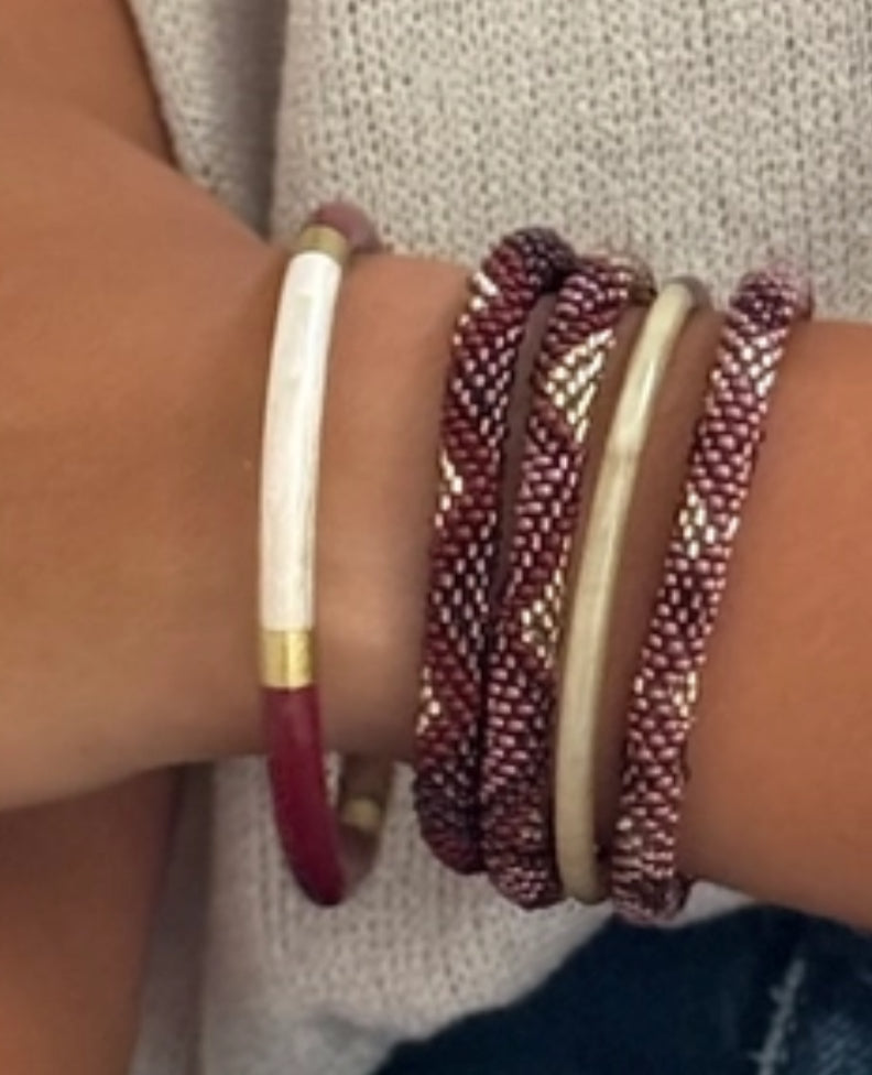KIZO NEPALESE BEAD BRACELET