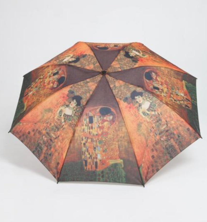 ART PRINT FOLDING UMBRELLA WITH COVER