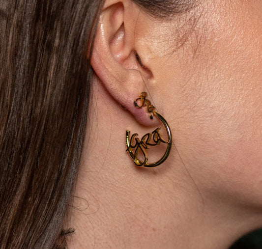DKMV - GRA BEAG HOOPS - 14CT GOLD PLATED
