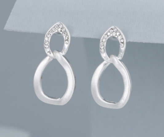 CRYSTAL STUD EARRINGS