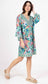 COTTON BLEND BEACH DRESS - 8-14 - GREEN