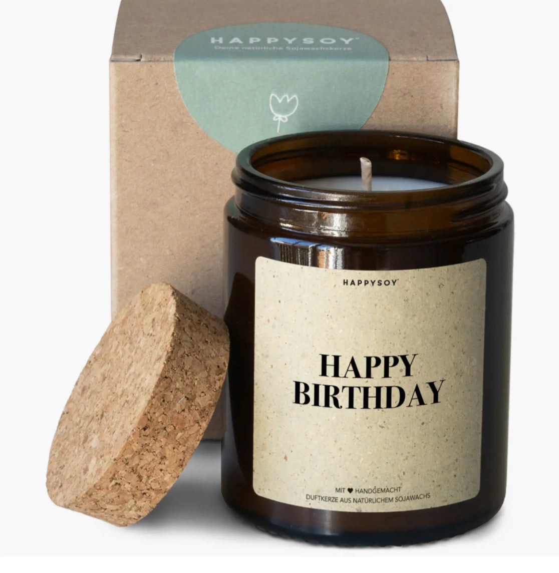 HAPPY SOY HAPPY BIRTHDAY CANDLE