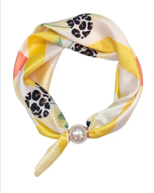 MAGNETIC PEARL NECKSCARF