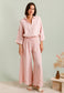 ELASTIC WAIST LINEN PANTS - 10-16 - PINK