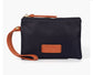 NAVY NYLON WRISTLET PURSE