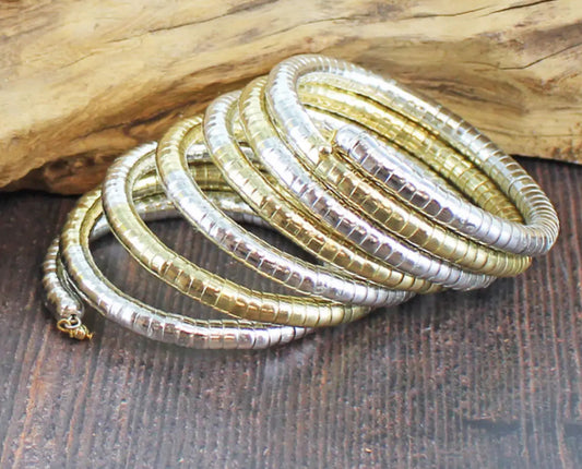 SPIRAL SNAKE CUFF