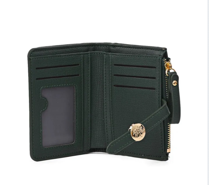 CARD WALLET - BOTTLE GREEN