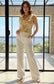 FLORAL DRAPE TOP - 8-12 - LEMON
