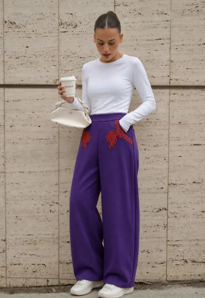 TAPEWORK JOGGERS - 10-16 - PURPLE