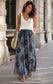 WIDE LEG BANDANA PRINT PANTS - 10-16