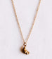 STAINLESS STEEL CROISSANT NECKLACE
