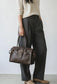 GRAINED TOTE BAG - KHAKI