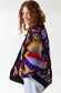 100% WOOL GRANNY SQUARE CARDI - FREE SIZE