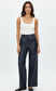 LEATHERETTE STRAIGHT LEG - 10-16 - NAVY