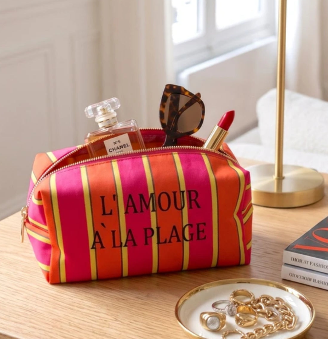 COTTON TOILETRY BAG
