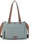NYLON TOTE BAG - AQUA