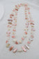 SHELL & CRYSTAL LONG NECKLACE
