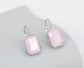 CRYSTAL DROP EARRINGS - CANDY PINK