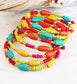 WOODEN BEAD SPIRAL BRACELET