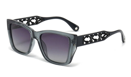 NAVY CUT OUT DETAIL SUNGLASSES