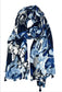 COTTON BLEND FOIL SCARF