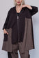 ASYMMETRIC ZIP HOODED JACKET - 10-16 - CHOCOLATE