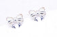 BOW STUDS - SILVER