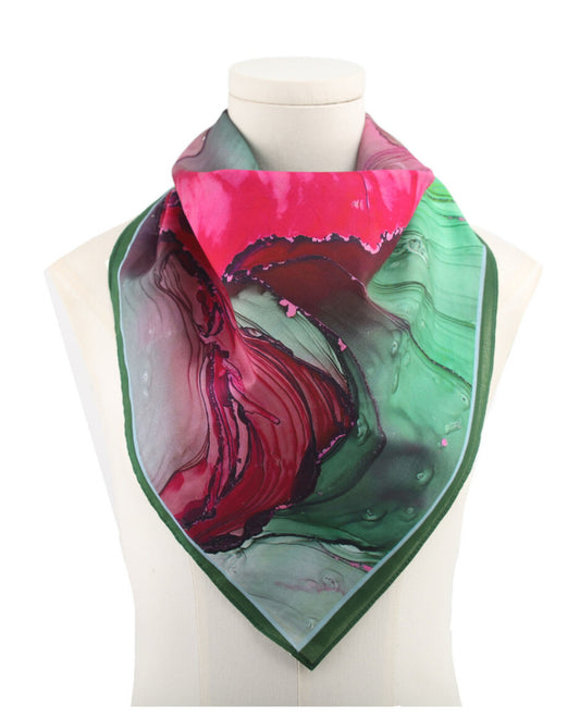 SATIN NECK SQUARE