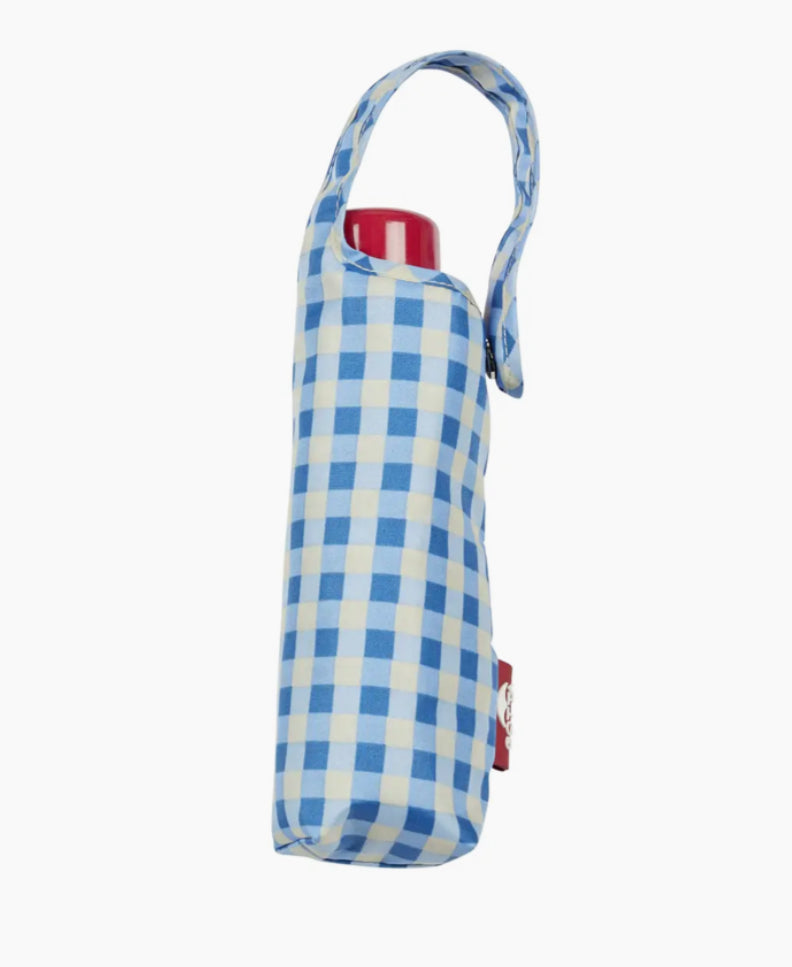 GINGHAM FOLDING UMBRELLA