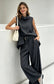 PINSTRIPE PANTS - 10-16 - CHARCOAL