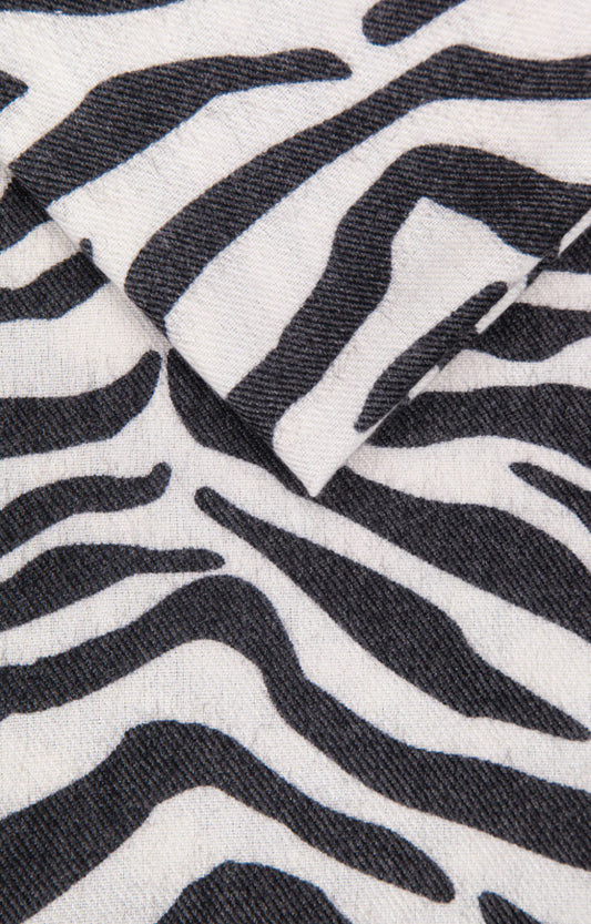 ZEBRA PRINT SCARF