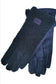 SHERPA VELOUR GLOVES - NAVY