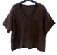 LINEN SEAM TOP - 8-14