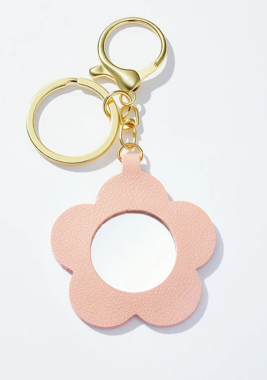 MIRROR FLOWER KEYRING