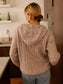 RIB KNIT HOODY - 10-16 - OATMEAL
