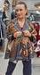 PRINTED CAPE COAT - FREE SIZE
