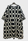 MONOCHROME PRINT DRESS - 10-16
