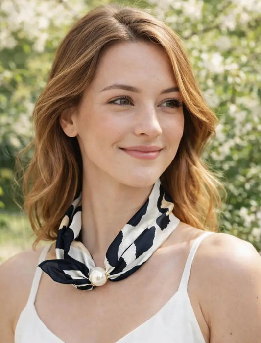 PEARL MAGNET SCARF