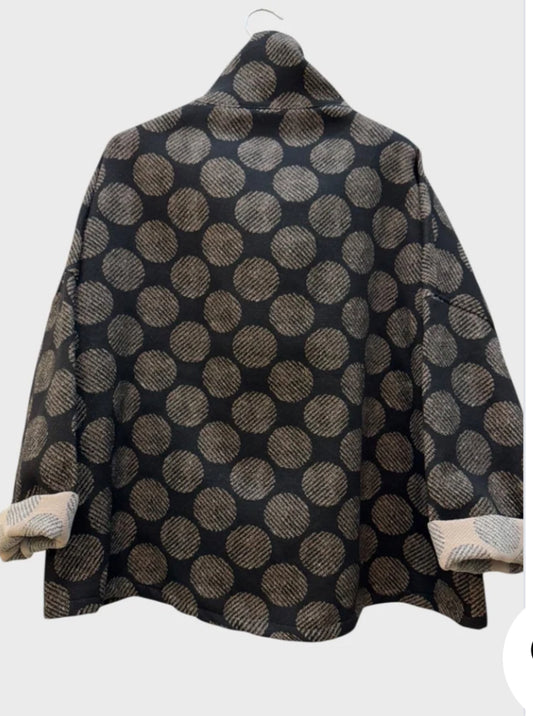 DOUBLE ZIP JACKET - 10-16 - BROWN