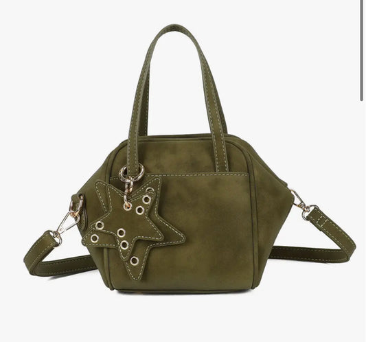 STAR CHARM BAG - KHAKI