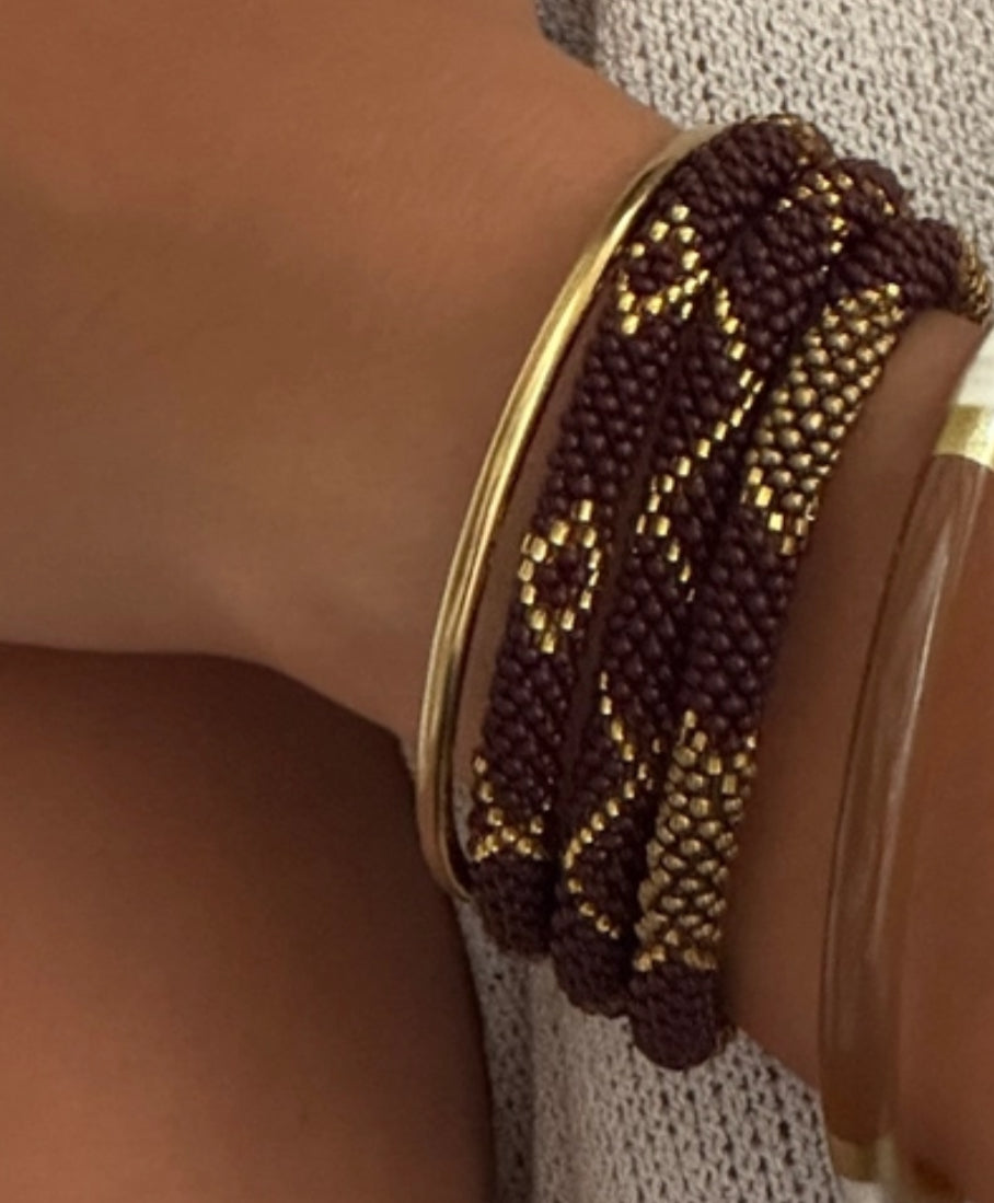 KIZO NEPALESE BEAD BRACELET