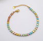 CUBIC ZIRCONIA BRACELET- MULTI