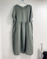 POCKET LINEN DRESS - 8-14 - KHAKI