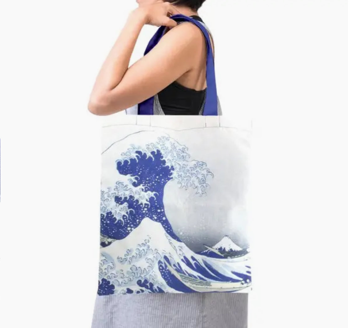 GREAT WAVE TOTE BAG