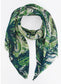 MARBLE PRINT SCARF - GREEN